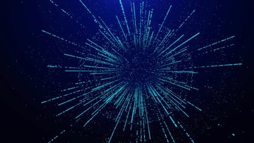 Dots Lines Waves Cyber Space Network Cyber Information Communication Ai Big Data Science