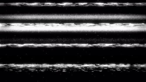 Horizontal Glitch Static Effect Overlay