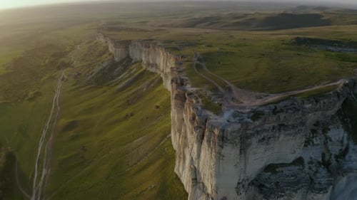 Aerial View at White Rock on the Crimean Peninsula