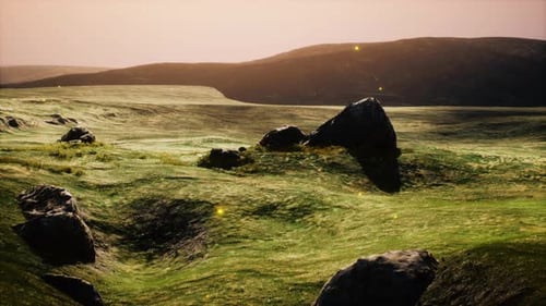 Beautiful Mountains Landscape in Carpathian