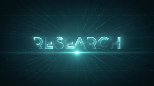 Futuristic Glowing Digital Text Reveal