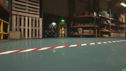 Interior of a Warehouse Storage of Retail Shop