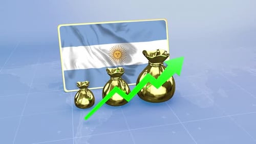 Argentina Reserves Growth Economic Data Infographics Graph