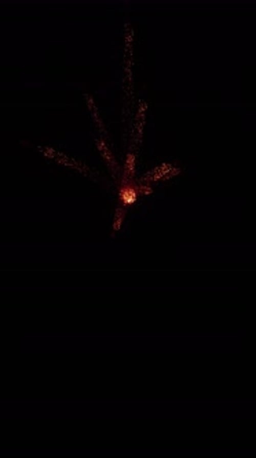 Fiery Particle Reveal Animation