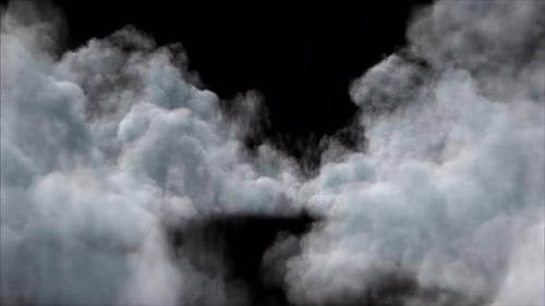 Clouds Transition on Alpha Channel 4K