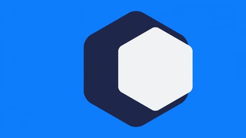 Hexagon transition background