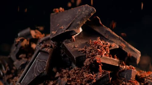 Chocolate Cocoa Macro Coffee Sweet Background Clouseup