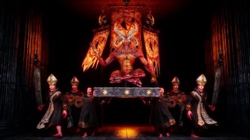 Goat Demon Baphomet VJ Loop