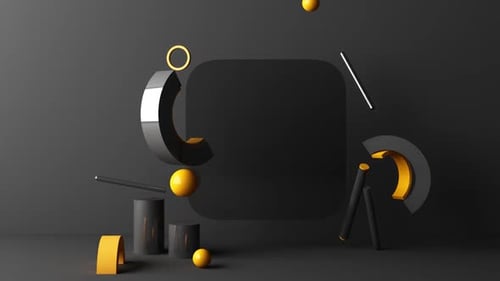 Moderne abstrakte geometrische Komposition