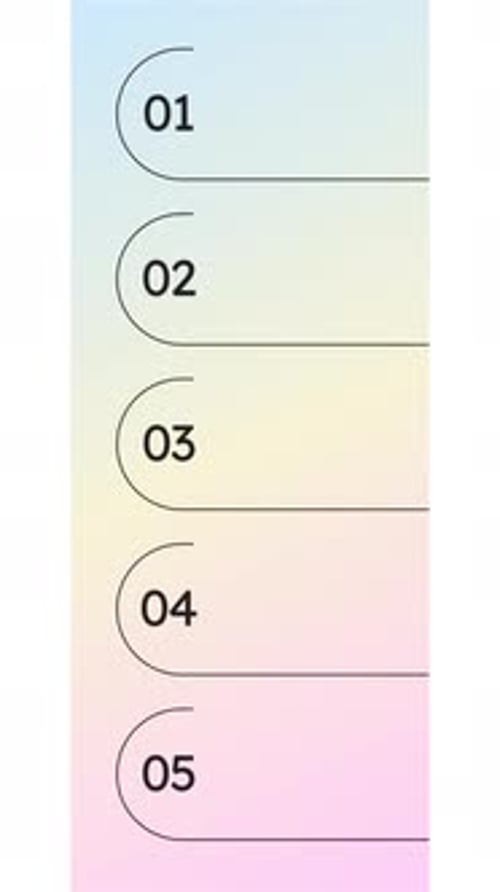 Economy development minimalist empty infographic template animation