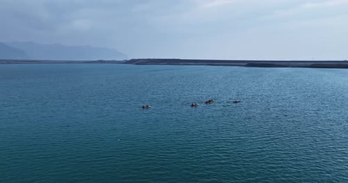 Cinematic Iceland aerial nature