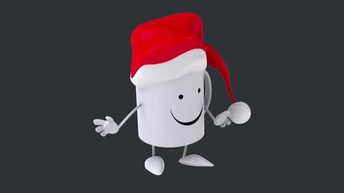 Fun 3D cartoon mug (with alpha channel included)