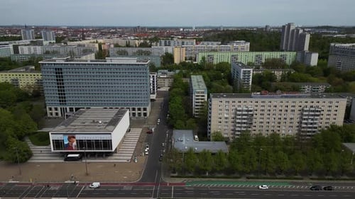 Vista aérea de Berlín, Alemania.