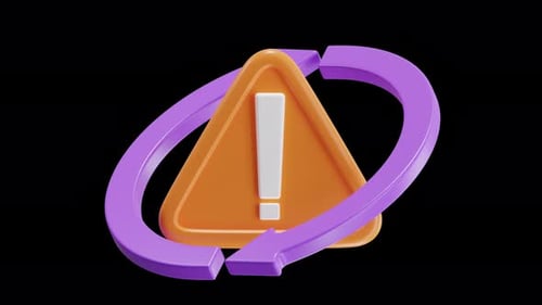 3D Animation of Development Alert to Potential Setbacks | Alpha Channel