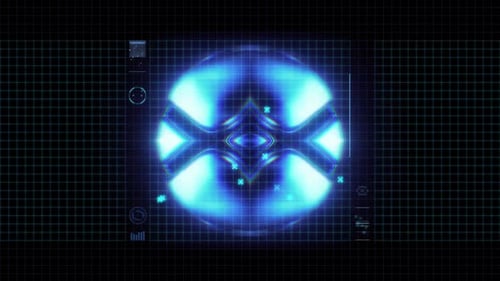 Sphärischer Morphing-Orb-Hologramm-Bildschirm