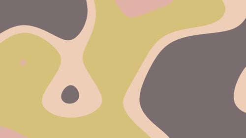 Diseño abstracto con formas curvas y varios colores apagados