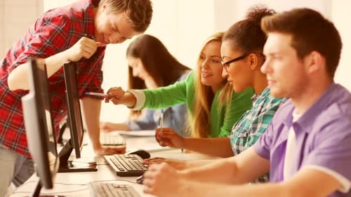Education and School - Students in Computer Class Advice