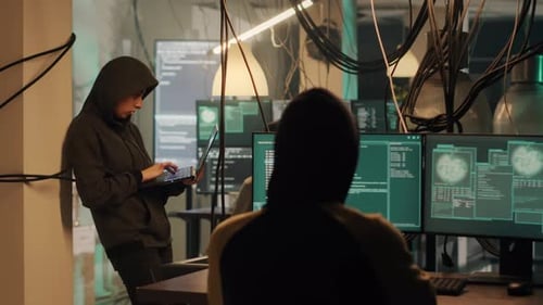 Team of Skilled Spies Using Knowledge of Computer Systems to Access Information