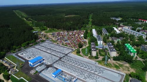 Electricity Distribution Substation with Large Switchyard