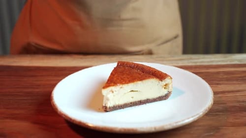 Delicious Cheesecake Garnished With Fresh Berries