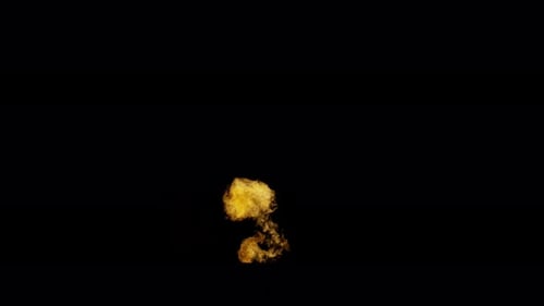 Collection Ignite : un duo de boules de feu en bas au centre sur fond sombre, filmé en 4K à 1