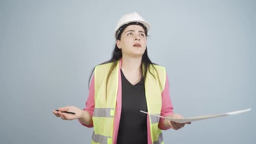 Frustrated engineer.