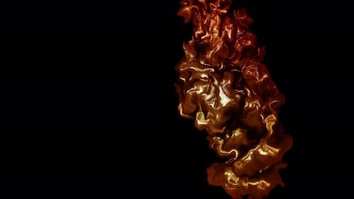 The Elegance of Bronze Filming Against a Black Background