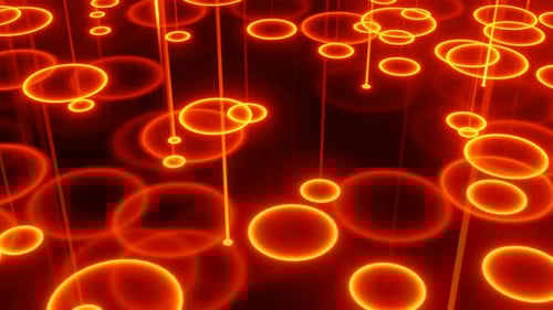 Orange Neonpuddles Background Loop Animation In 4K