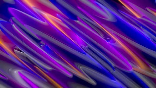 Vibrant Abstract Wavy Loop Background with Shifting Colors