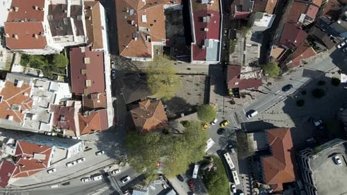 Aerial view of Istanbul downtown, Turkey.