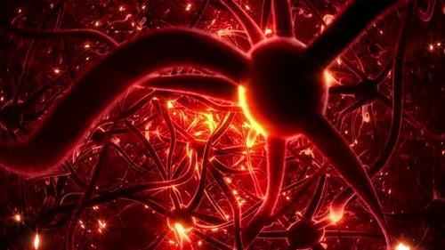 Neurons, Brainstorm, Seamless Loop, 4k Ultra Hd