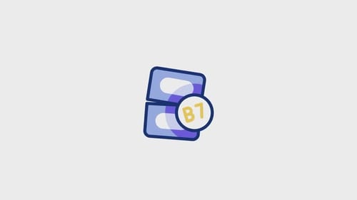 Vitamin B7 Animated Icon V3