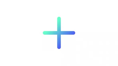 Ícone Animated Plus Gradient Ui