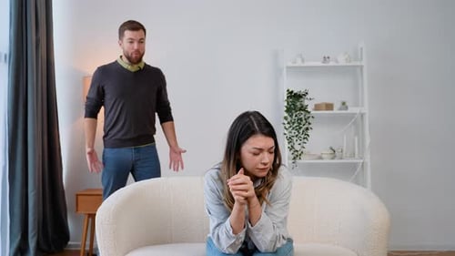 Couple Experiencing Difficulties at Home