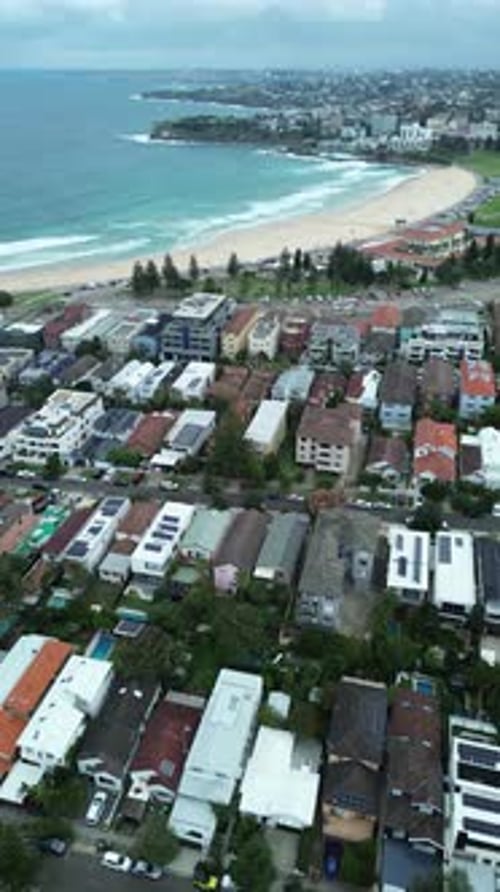 Aerial View Of Sydney Business District
