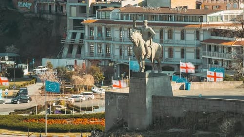 Tbilisi Georgia Elevated Top Scenic