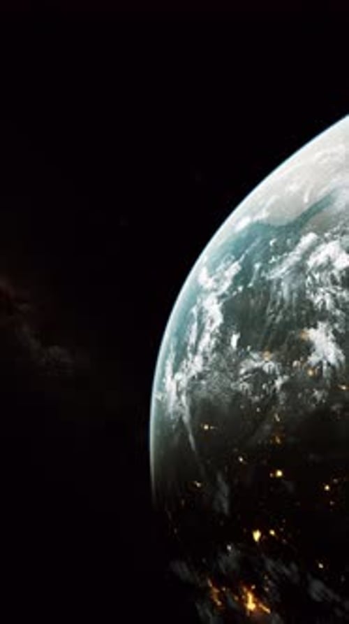 Earth From Space Night View