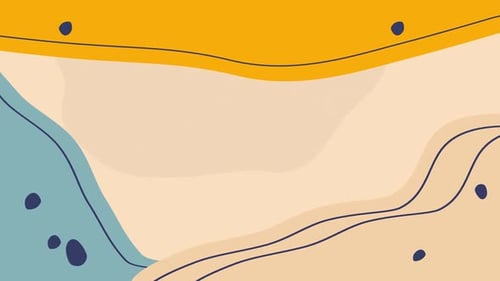 Geometric Simple Yellow And Beige Background