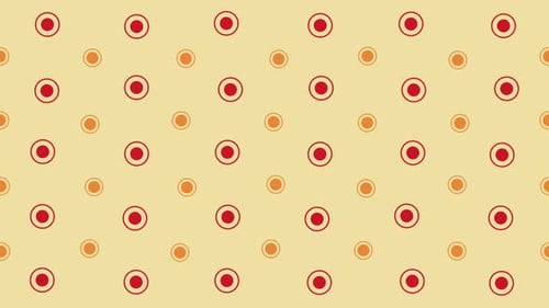 Animiertes geometrisches Muster oder Hintergrund. Hintergrund mit abstrakten beweglichen Formen, Vintage-Retro-Farben