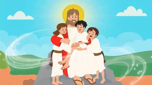 Jesus Christ Blessing the Little Children - Faith & Love - Christianity - Christmas Animation