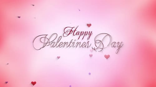 Happy Valentine's Day Elegant Text Reveal