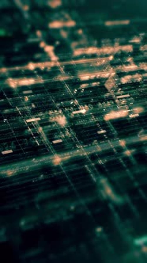 Futuristic Data Matrix Simulation Background 04