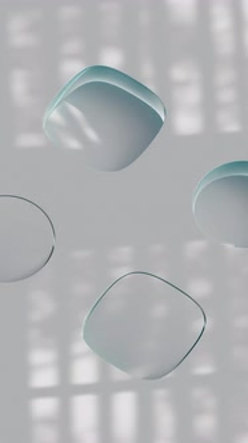 Filling Shapes Loop 3D Animation