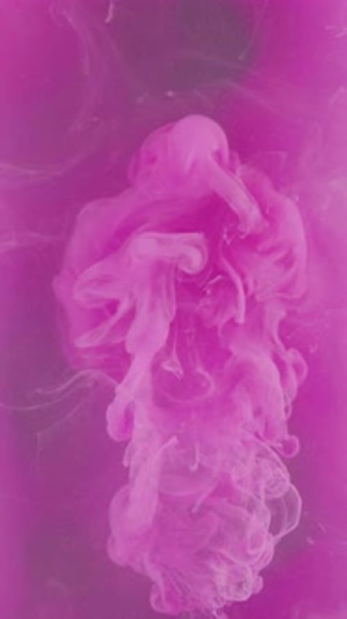 Vertical Video Ink Mix in Water Color Vapor Pink