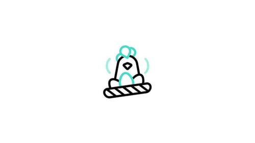 Animated Ringing Bell Icon
