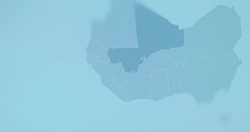 Interactive Map Pointer Highlighting Countries Animation