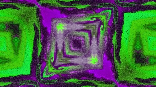 Abstract Glitch Kaleidoscope Visual Background