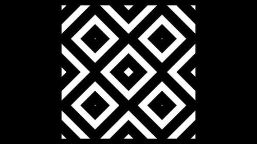 Kaleidoscope Collection: Luma matte transition of four expanding concentric diamond elements