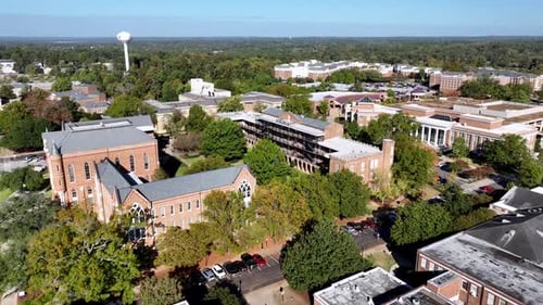 University of Alabama Campus Aerial in Tuscaloosa Alabama