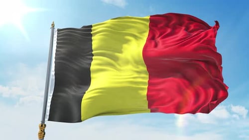 Belgium Flag 4K